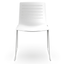 Silla de Oficina Visita - RESOL SKIN PATIN - Varios Colores - Asiento y Respaldo en Polipropileno - 03458 - Resol - NOGAL BEAT - Silla de Visita