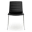 Silla de Oficina Visita - RESOL SKIN PATIN - Varios Colores - Asiento y Respaldo en Polipropileno - 03459 - Resol - NOGAL BEAT - Silla de Visita
