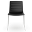 Silla de Oficina Visita - RESOL SKIN PATIN - Varios Colores - Asiento y Respaldo en Polipropileno - 03459 - Resol - NOGAL BEAT - Silla de Visita