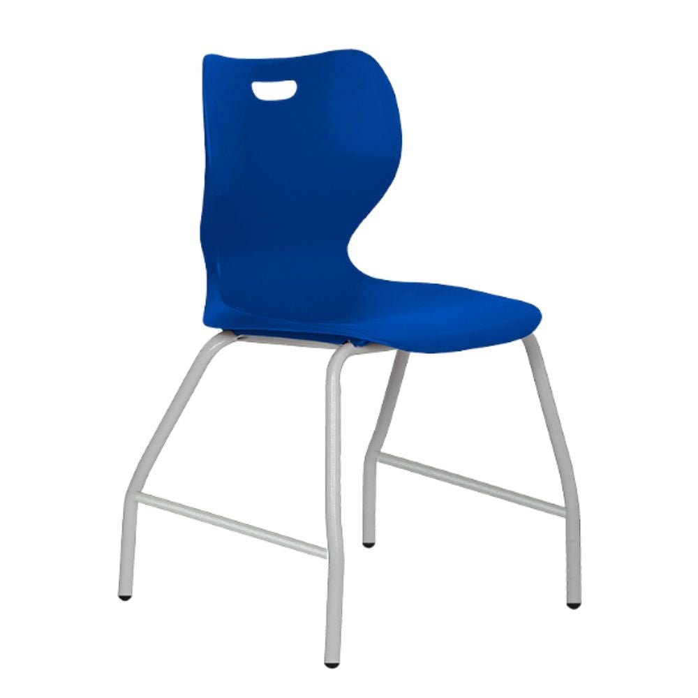 Silla De Oficina Visita Soporte Lumbar - ALBAR AB - 100V - Varios Colores - Asiento y Respaldo En Polipropileno - AB - 100V - 1 - ALBAR - NOGAL BEAT - Sillas de Oficina