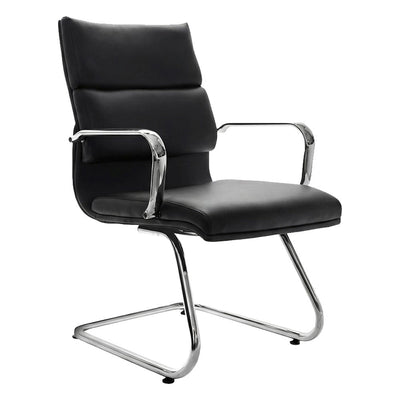 Silla de Visita para Sala de Espera - GEBESA LOFT - Varios Colores - Asiento y Respaldo Tapizado en Tactopiel - GDA200 - GEBESA - NOGAL BEAT - Silla de Visita