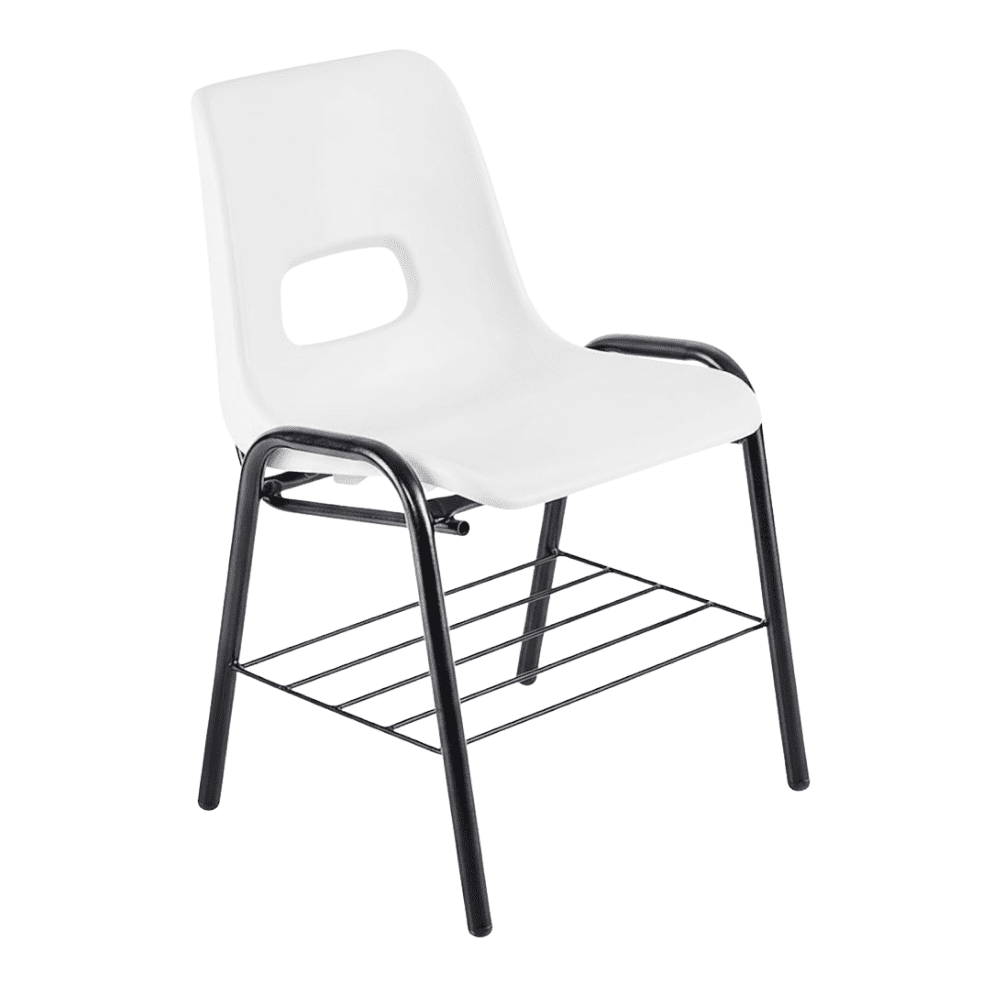 Silla Escolar Para Centros de Formación - ALBAR PL - 13 - Varios Colores - Asiento y Respaldo En Polipropileno - PL-13 - ALBAR - NOGAL BEAT - Sillas de Capacitación