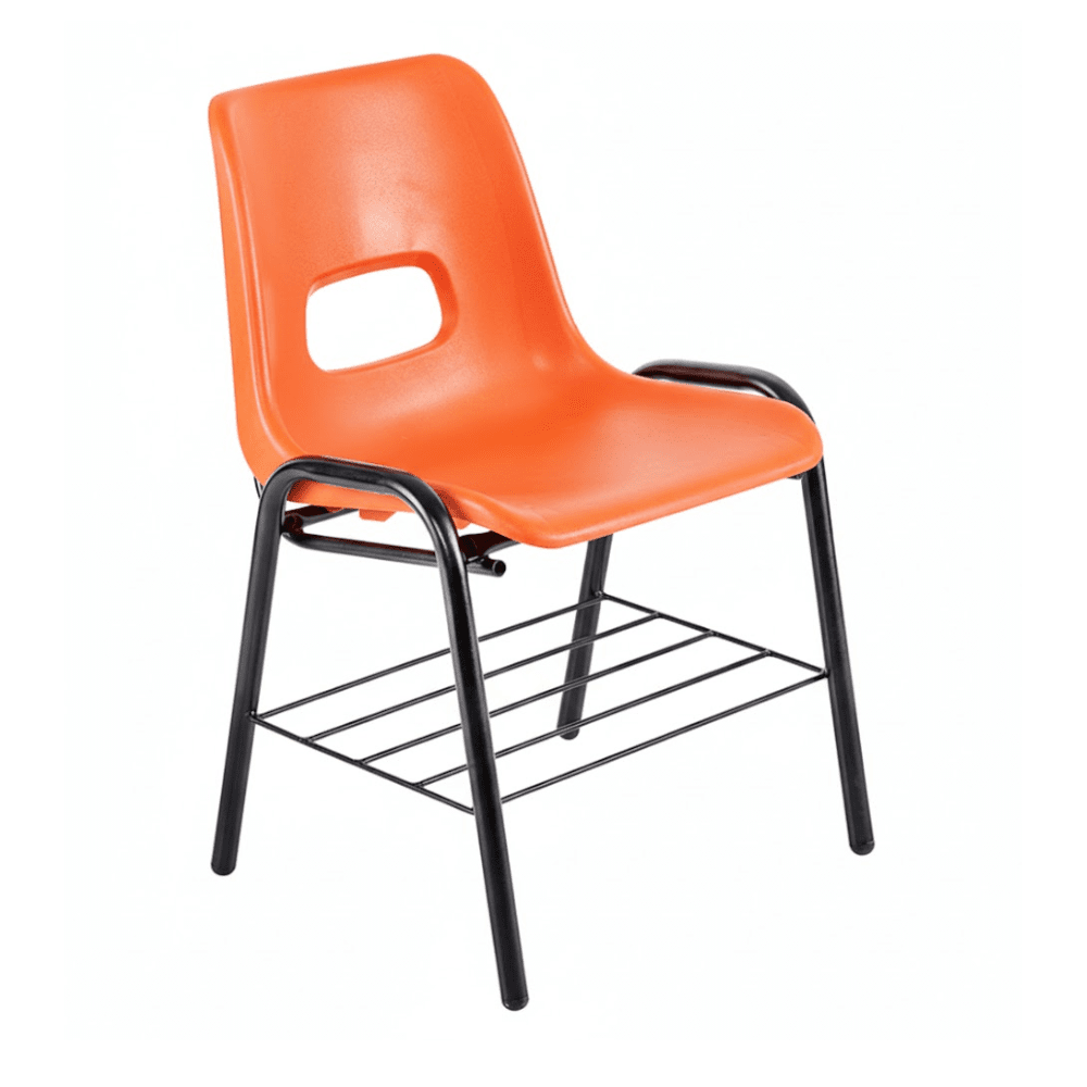 Silla Escolar Para Centros de Formación - ALBAR PL - 13 - Varios Colores - Asiento y Respaldo En Polipropileno - PL-13 - ALBAR - NOGAL BEAT - Sillas de Capacitación