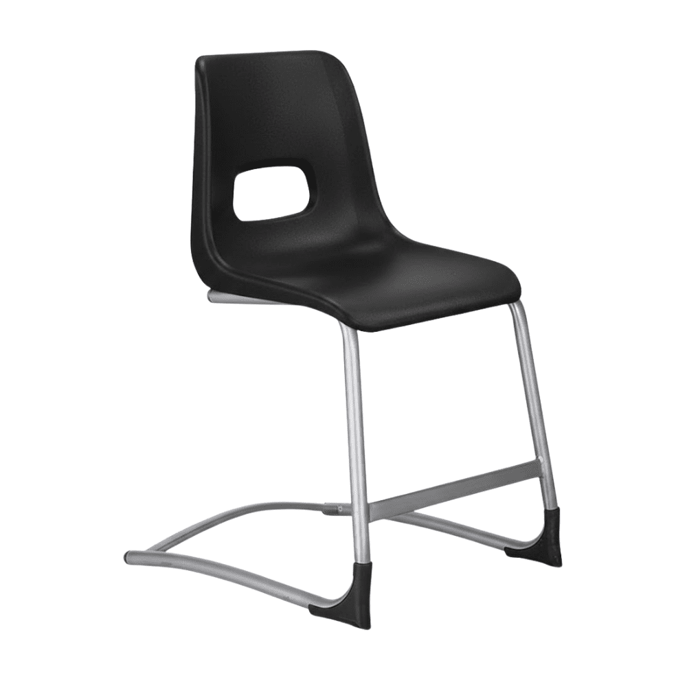 Silla Escolar y De Capacitación - ALBAR ST - 01 SC - Varios Colores - Asiento y Respaldo En Polipropileno - ST-01 SC - ALBAR - NOGAL BEAT - Sillas de Capacitación