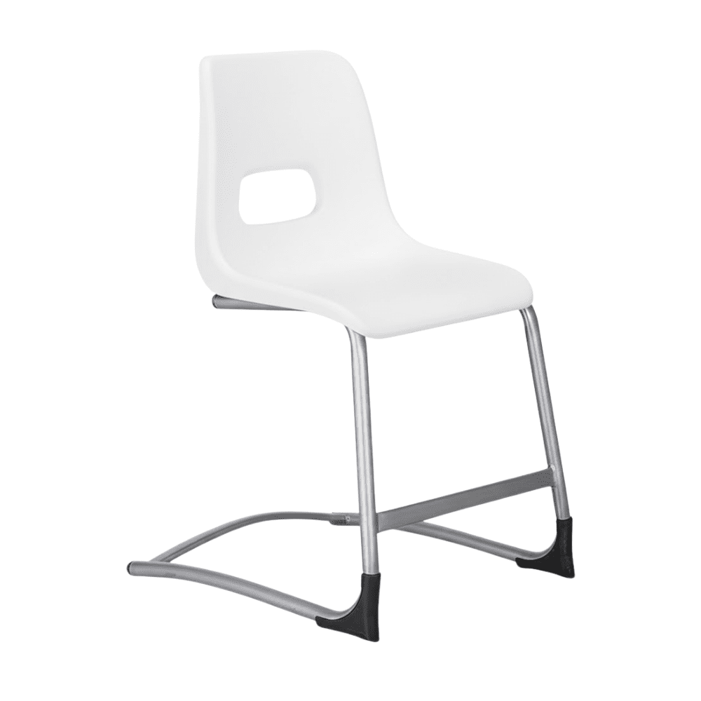 Silla Escolar y De Capacitación - ALBAR ST - 01 SC - Varios Colores - Asiento y Respaldo En Polipropileno - ST-01 SC - ALBAR - NOGAL BEAT - Sillas de Capacitación