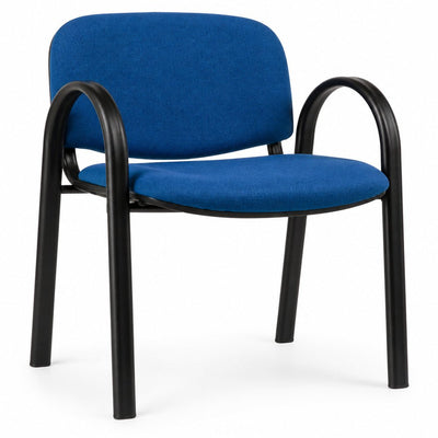 Silla Escolar y de Capacitación - VERSA PRO ESCOLAR ERGO - Estructura 4 Patas C/brazos Negro - AL-812 PRO ESCOLAR - VERSA - NOGAL BEAT - Pupitre