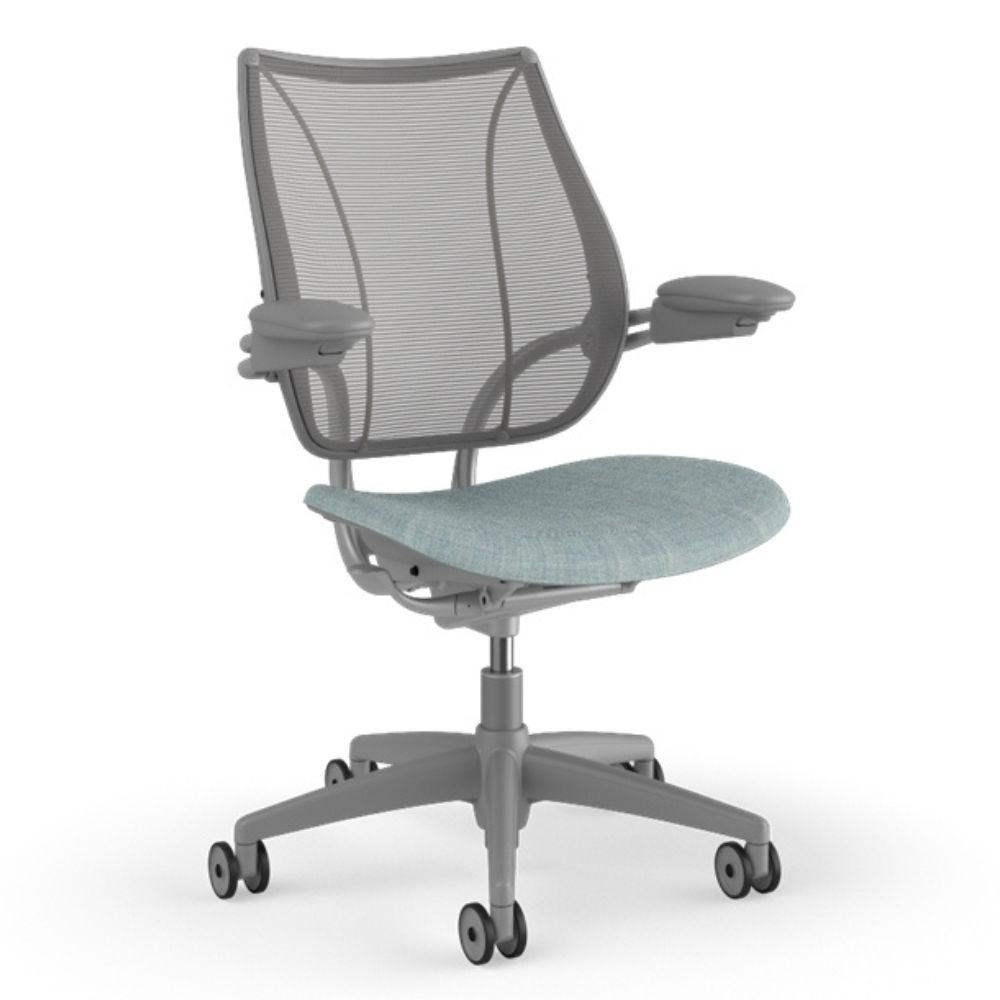 SILLA HUMANSCALE LIBERTY | Silla Directiva para Oficina | Base Estrella con Rodajas | Ergonómica | Interior - Silla Liberty - HUMANSCALE - NOGAL BEAT - Sillas de oficina