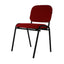 SILLA KINGSTRONG 104Z TELA SILL0540292 | Silla para Visita Oficina Sala de Espera | Base 4 Puntas Metal | Asiento y Respaldo Acojinado | Interior - SILL0540292 - Mundo In - NOGAL BEAT - Sillas
