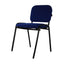 SILLA KINGSTRONG 104Z TELA SILL0540292 | Silla para Visita Oficina Sala de Espera | Base 4 Puntas Metal | Asiento y Respaldo Acojinado | Interior - SILL0540292 - Mundo In - NOGAL BEAT - Sillas