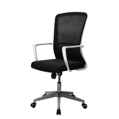 SILLA KINGSTRONG CARDONA 249W BLANCA SILL0903681 | Silla Ejecutiva Uso Empresarial Ambiente Laboral Alta Gerencia Director | Descansa - Brazos | Base Estrella Rodajas | Tapizado Mesh | Interior - SILL0903681 - Mundo In - NOGAL BEAT - Sillas de oficina