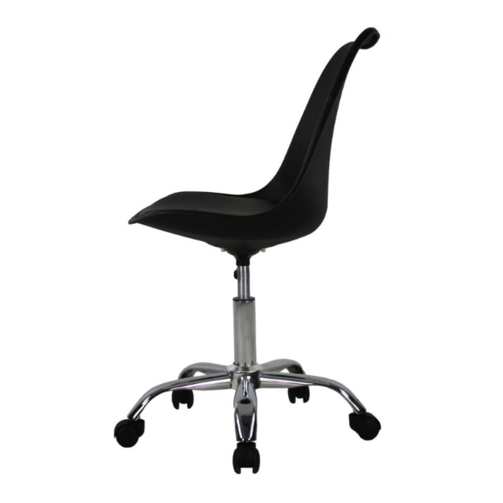 SILLA KINGSTRONG JM - 55 OSLO SEC SILL0360329 | Silla Secretarial Uso de Oficina Escritorio Silla de Trabajo | Altura Ajustable | Asiento Acojinado | Varios Colores | Interior - SILL0360329 - Mundo In - NOGAL BEAT - 