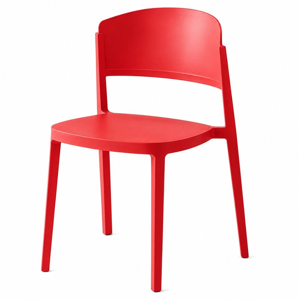 Silla - LABENZE ABUELA 155-20400 - Varios Colores - 1 Sola Pieza con 4 Patas Fijas y Apilable - 155-20400 - Labenze - NOGAL BEAT - Silla Comercial Interior