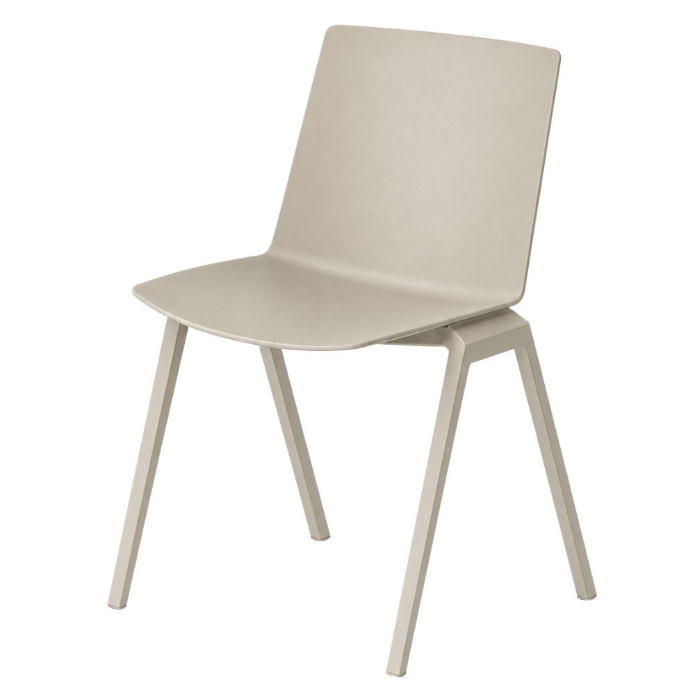 Silla - LABENZE JUBEL IV 155-20600 - Varios Colores - Patas Acero Recubierto y Apilable - 155-20600 - Labenze - NOGAL BEAT - Silla Comercial Interior