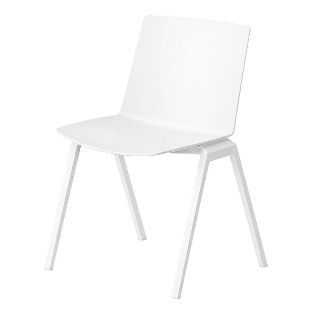 Silla - LABENZE JUBEL IV 155-20600 - Varios Colores - Patas Acero Recubierto y Apilable - 155-20600 - Labenze - NOGAL BEAT - Silla Comercial Interior