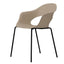 Silla - LABENZE LADY B 155-22100 - Varios Colores - Patas Tubular Acero Negro y Apilable - 155-22100 - Labenze - NOGAL BEAT - Silla Comercial Interior