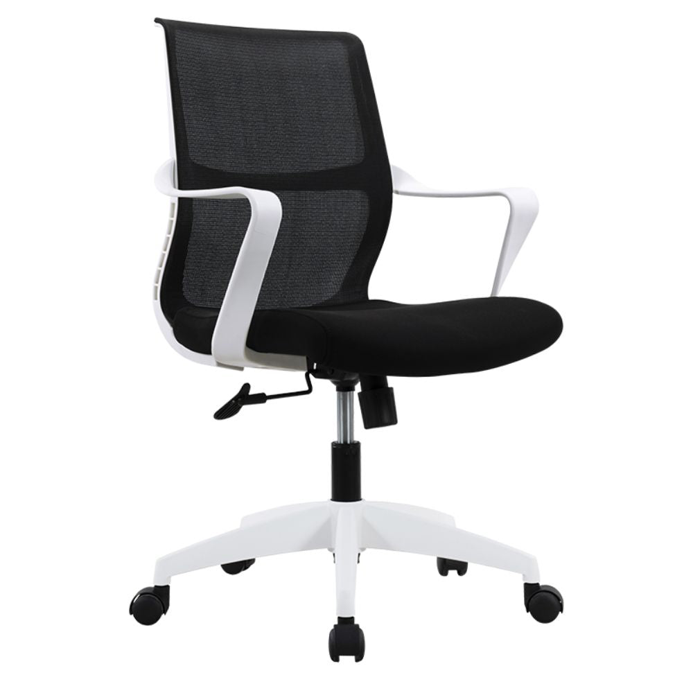 SILLA NOGAL BEAT AB - 90 - BL | Silla Operativa | Respaldo Malla | Asiento Tela | Base Nylon 5 Puntas | Reclinable | Brazos | Interior - AB - 90 - BL - ALBAR - NOGAL BEAT - Sillas de oficina