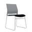 SILLA NOGAL BEAT ALBAR A - 600T | Silla Visitante | Respaldo Asiento Polipropileno | Tapiz | Estructura Cold Roll | Cromo | Regatón Antiderrapante | Exterior + Interior - A - 600T - ALBAR - NOGAL BEAT - Sillas
