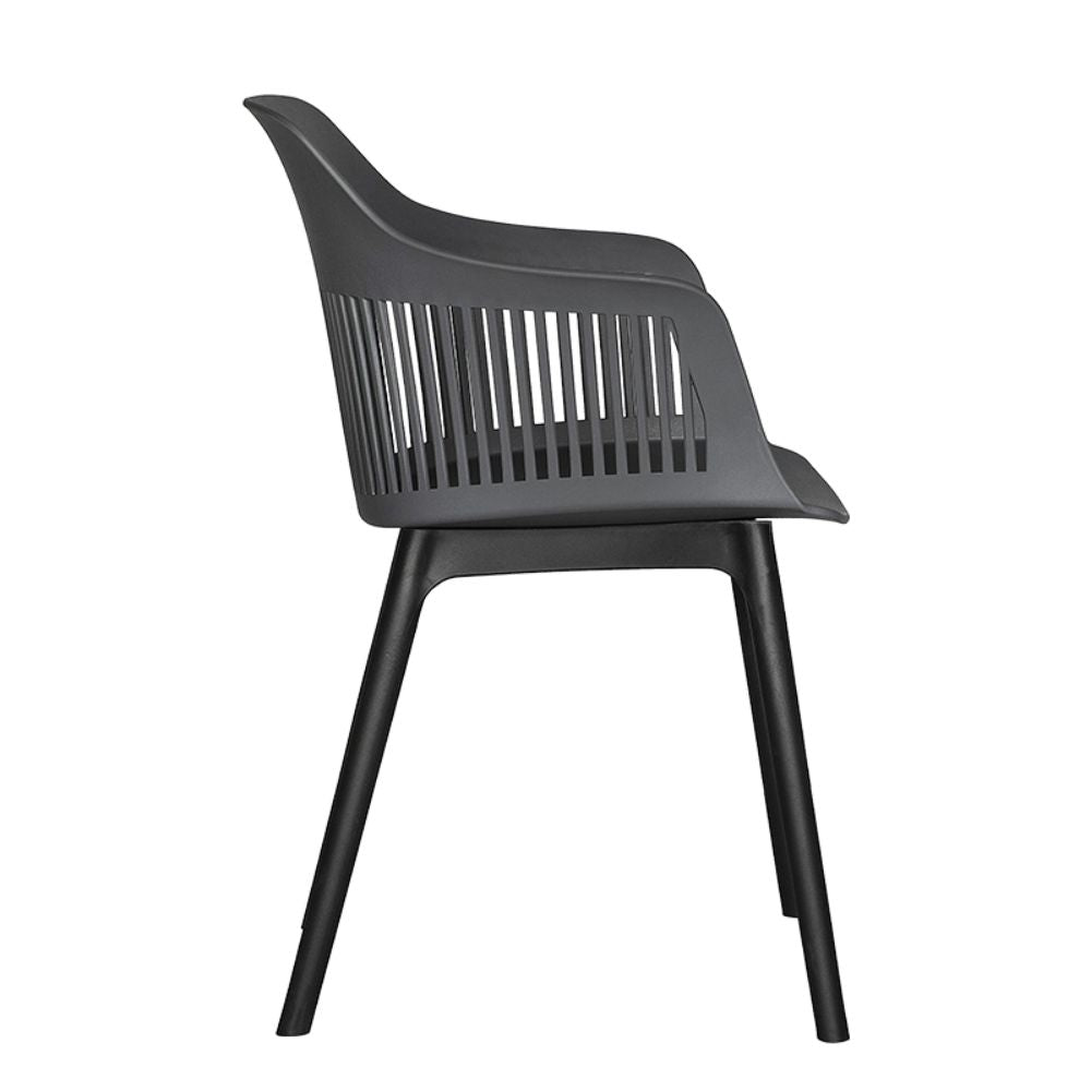 SILLA NOGAL BEAT ALBAR AR - 2000 | Silla | Respaldo Asiento Polipropileno | Protección UV | Estructura Plástico | Regatón Antiderrapante Polipropileno | Exterior - AR - 2000 - ALBAR - NOGAL BEAT - Sillas