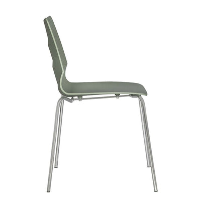 SILLA NOGAL BEAT ALBAR PL - 80 | Respaldo Asiento Polipropileno | 1 Sola Pieza | Protección UV | Estructura Metal | Regatón Antiderrapante | Exterior - PL - 80 - ALBAR - NOGAL BEAT - Sillas