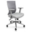 SILLA NOGAL BEAT ATHENAS GRIS EJECUTIVO | Silla Ejecutiva | Base Cromada Rodaja | Respaldo Ajustable | Asiento Tapizado | Brazos | Gris | Interior - ATHENAS GRIS EJECUTIVO - MOBILIARIO EN MOVIMIENTO - NOGAL BEAT - Sillas para oficina