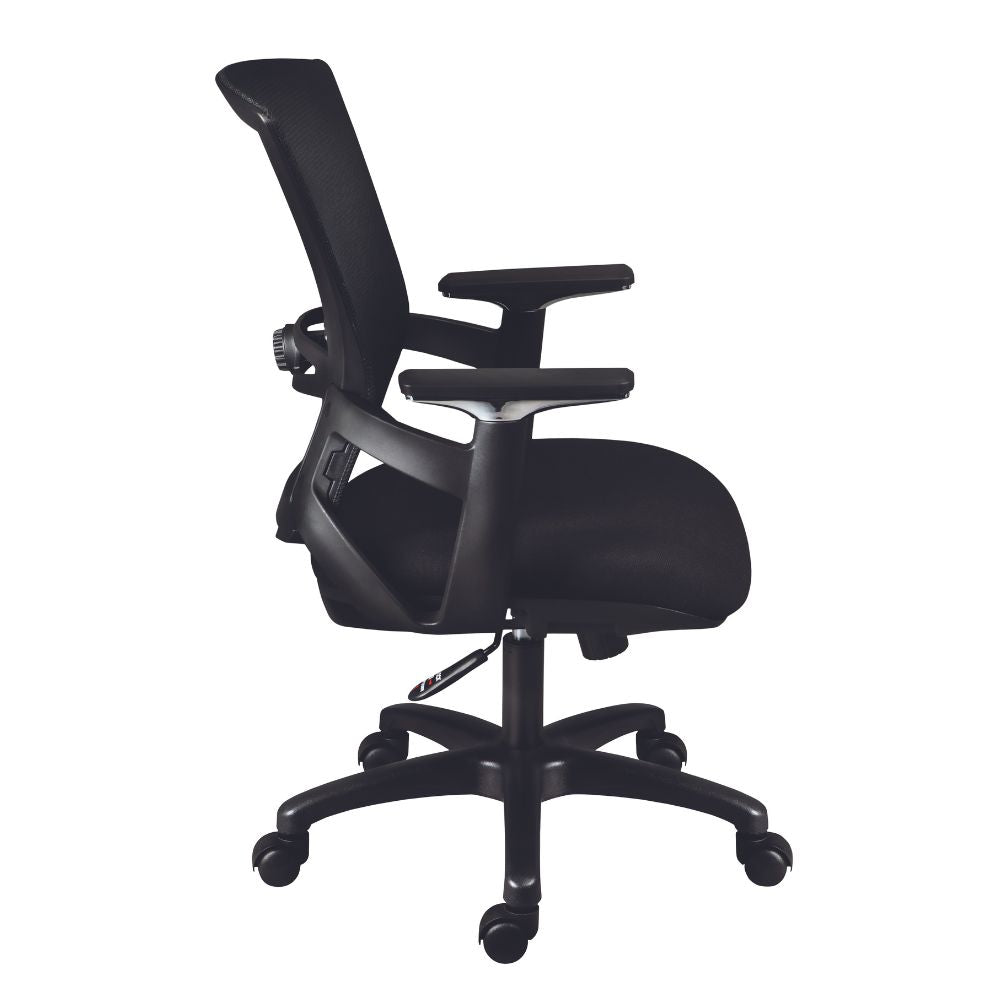 SILLA NOGAL BEAT BERLIN EJECUTIVO | Silla Ejecutiva | Base Nylon | Respaldo Ajustable | Asiento Tapizado | Brazos | Negro | Interior - BERLIN EJECUTIVO - MOBILIARIO EN MOVIMIENTO - NOGAL BEAT - Sillas para oficina