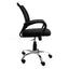 SILLA NOGAL BEAT BLACK JACK CROMADO | Silla para Oficina | Base Cromada | Polipropileno Tapizado en Malla | Interior - Black Jack cromado - MOBILIARIO EN MOVIMIENTO - NOGAL BEAT - Sillas de oficina