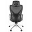 SILLA NOGAL BEAT E-12851 | Silla Gerencial | Asiento Poliuretano | Respaldo Cabecera Polipropileno | Descansabrazos | Base Metálica | Tapiz Malla | Tela | Interior - E-12851 - GERSA - NOGAL BEAT - Silla para oficina