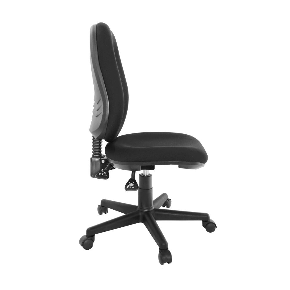 SILLA NOGAL BEAT E-13555-2 | Silla Operativa | Asiento Respaldo Hule Espuma | Base Nylon | Tapiz Tela | Interiores - E-13555-2 - GERSA - NOGAL BEAT - SIlla