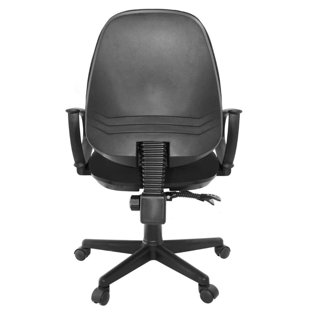 SILLA NOGAL BEAT E-13571-2 | Silla Operativa | Asiento Respaldo Hele Espuma | Descansabrazos | Base Nylon | Tapiz Tela | Interior - E-13571-2 - GERSA - NOGAL BEAT - Sillas para oficina