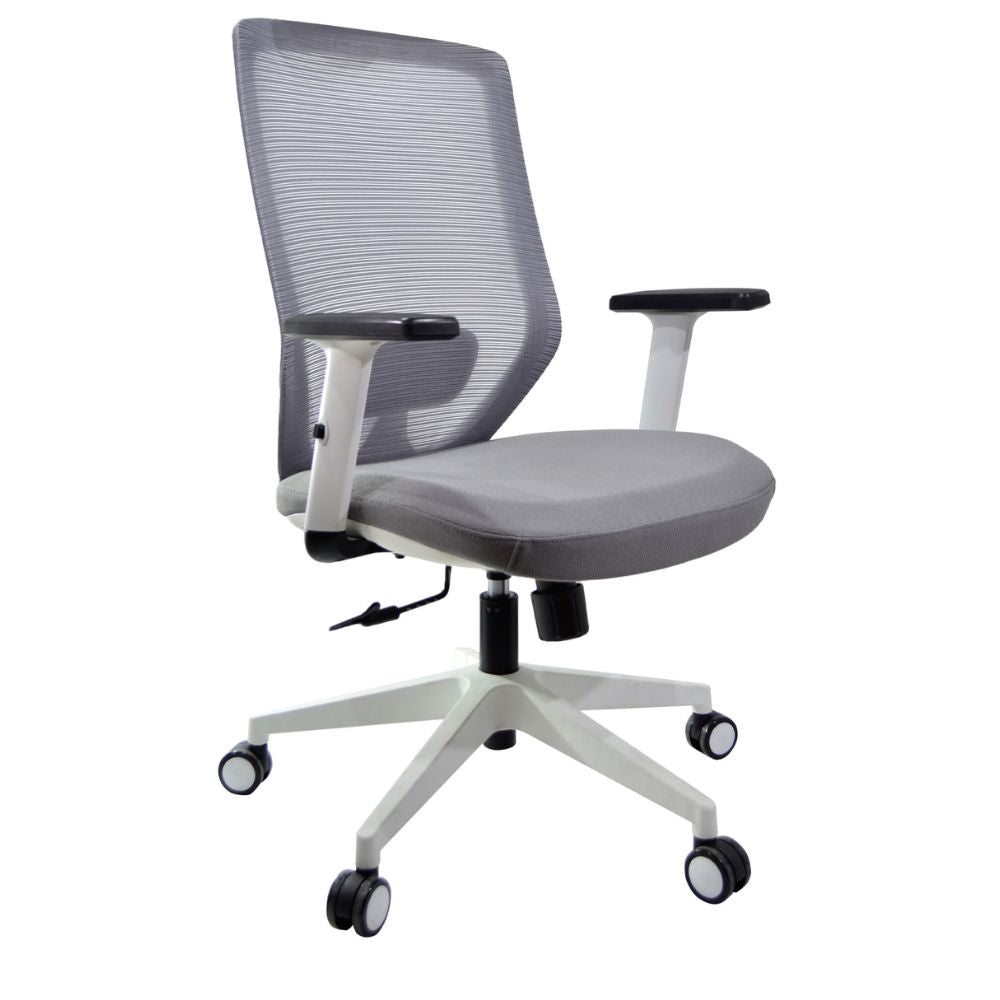 SILLA NOGAL BEAT E-20652B | Silla Gerencial | Respaldo Polipropileno | Descansabrazos | Base Nylon | Tapiz Malla | Tela | Interior - E-20652B - GERSA - NOGAL BEAT - Sillas para oficina