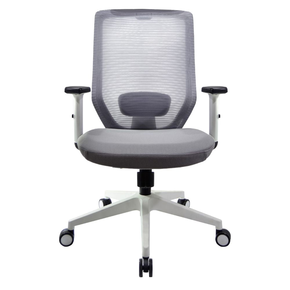 SILLA NOGAL BEAT E-20652B | Silla Gerencial | Respaldo Polipropileno | Descansabrazos | Base Nylon | Tapiz Malla | Tela | Interior - E-20652B - GERSA - NOGAL BEAT - Sillas para oficina