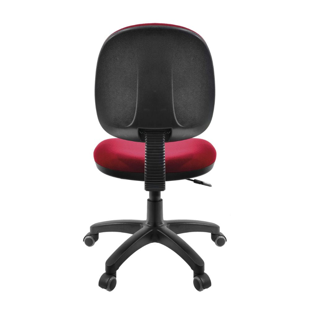 SILLA NOGAL BEAT E-21065 | Silla Operativa | Asiento Respaldo Hule Espuma | Base Nylon | Tapiz Tela Vinipiel | Interior - E-21065 - GERSA - NOGAL BEAT - Sillas para oficina