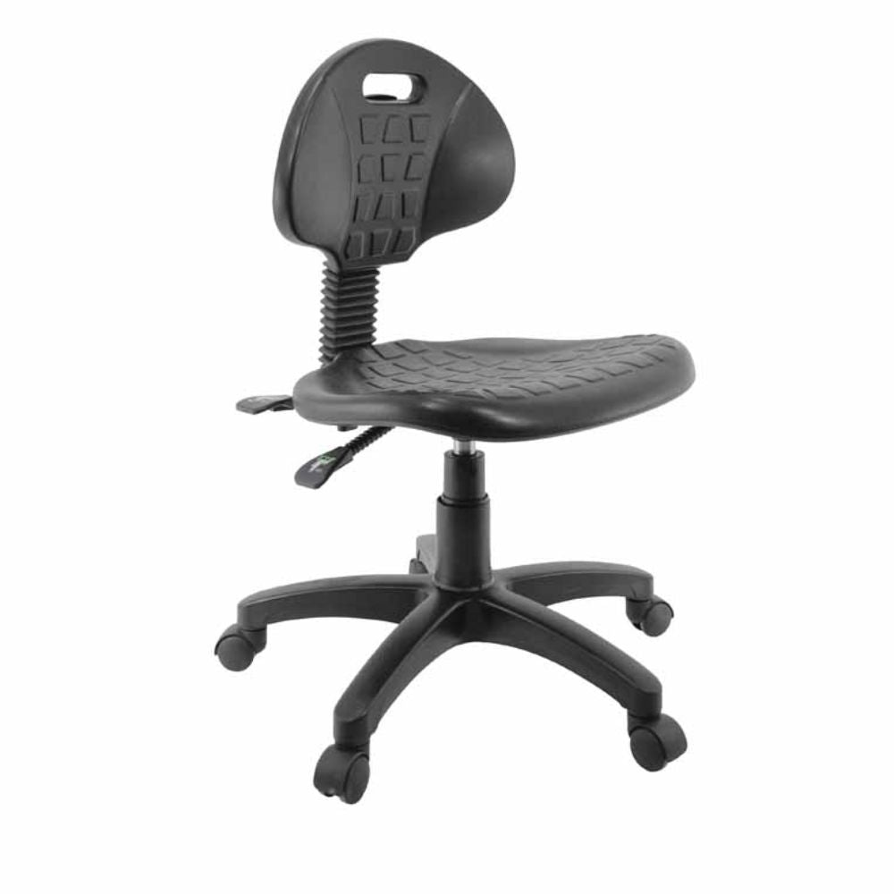 SILLA NOGAL BEAT E-28085 | Silla Industrial | Asiento Respaldo Poliuretano | Base Nylon | Interior - E-28085 - GERSA - NOGAL BEAT - Sillas