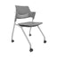 SILLA NOGAL BEAT E-50959 | Silla Visita | Respaldo Polipropileno | Estructura Metal | Asiento Abatible | Rodajas | Interior - E-50959 - GERSA - NOGAL BEAT - SIlla