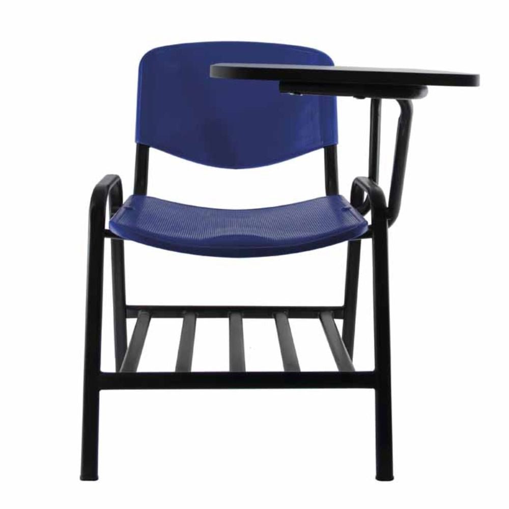 SILLA NOGAL BEAT E-71058-2 | Silla Tipo Mesabanco Ocasional para Escuela | Polipropileno Asiento y Respaldo | Estructura Metálica | Interior - E-71058-2 - GERSA - NOGAL BEAT - Sillas