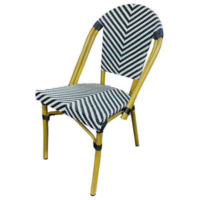 SILLA NOGAL BEAT EIFFEL | Silla Ocasional para Comedor Cafetería | Multicolor | Aluminio | Interior + Exterior - EIFFEL - MDO - NOGAL BEAT - silla