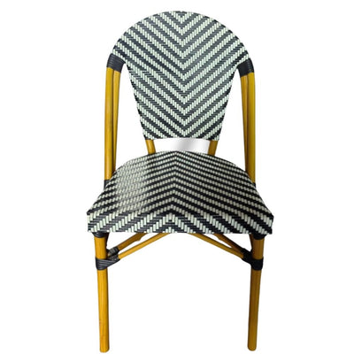SILLA NOGAL BEAT EIFFEL | Silla Ocasional para Comedor Cafetería | Multicolor | Aluminio | Interior + Exterior - EIFFEL - MDO - NOGAL BEAT - silla