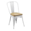 SILLA NOGAL BEAT FOLIX | Silla Ocasional para Restaurante | Acero y Madera | Interior - Folix silla - IDELIKA - NOGAL BEAT - silla