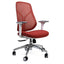 SILLA NOGAL BEAT JULIA | Silla Ejecutiva | Base Cromada Rodajas | Respaldo Asiento Tapizado | Brazos | Varios Colores | Interior - JULIA - MOBILIARIO EN MOVIMIENTO - NOGAL BEAT - Sillas para oficina