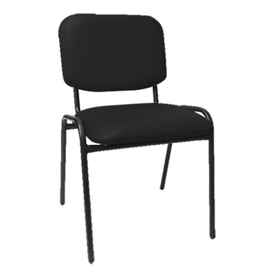 SILLA NOGAL BEAT LK - 01 | Silla Visitante para Oficina Sala de Espera | Estructura Tubular | Tapiz Hule Espuma | Interior - LK - 01 - ALBAR - NOGAL BEAT - silla