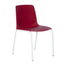 SILLA NOGAL BEAT PL - 30 | Silla de Visita para Sala de Espera | Base Tubular | Polipropileno | Interior - PL - 30 - ALBAR - NOGAL BEAT - silla