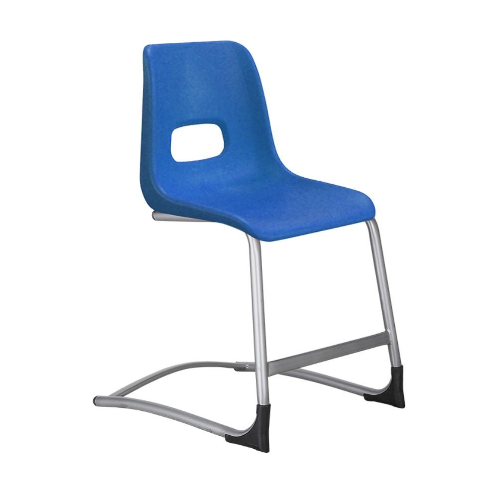 SILLA NOGAL BEAT ST - 01 SC | Silla Escolar para Instituciones | Base Trineo Pintada | Polipropileno | Interior - ST - 01 SC - ALBAR - NOGAL BEAT - silla