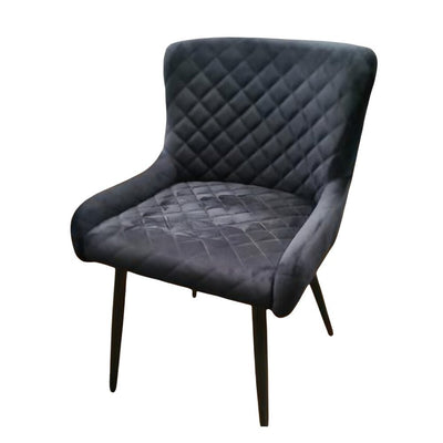 Silla Ocasional para Salón de Belleza - NOGAL BEAT MANCHESTER - Varios Colores - Asiento y Respaldo Tapizados - SILLA MANCHESTER - MDO - NOGAL BEAT - Silla Ocasional