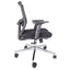 SILLA OFFIHO AIKO OHE - 703 NEGRO | Silla Operativa | Diseño Ergonómico | Respaldo Alto | Asiento Tapizado | Respaldo en Malla | Interior | Oficina Despacho Hogar - OHE - 703negro - OFFIHO - NOGAL BEAT - Sillas