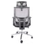 SILLA OFFIHO AIKO OHE - 705 NEGRO | Silla Operativa | Diseño Ergonómico | Respaldo Alto | Asiento Tapizado | Respaldo en Malla | Interior | Oficina Despacho Hogar - OHE - 705negro - OFFIHO - NOGAL BEAT - Sillas