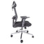 SILLA OFFIHO AIKO OHE - 705 NEGRO | Silla Operativa | Diseño Ergonómico | Respaldo Alto | Asiento Tapizado | Respaldo en Malla | Interior | Oficina Despacho Hogar - OHE - 705negro - OFFIHO - NOGAL BEAT - Sillas