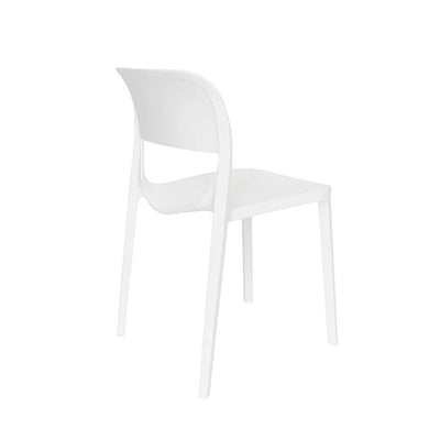 SILLA OFFIHO AIR OHV - 133 | Silla para Cafetería Restaurante | Ergonómico | Varios Colores | Polipropileno | Interior + Exterior - OHV - 133 - OFFIHO - NOGAL BEAT - Sillas