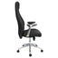 SILLA OFFIHO ALUFSEN OHE - 405negro | Silla Ejecutiva Diseño Ergonómico Directiva Oficina Principal | Altura Ajustable | Respaldo Alto | Negro | Tapizado Soft Revolving Leather | Interior - OHE - 405negro - OFFIHO - NOGAL BEAT - silla