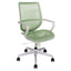 SILLA OFFIHO EVOLUTION OHE - 99gris | Silla Diseño Ergonómico Oficina Coworking | Altura Ajustable | Base Estrella | Malla | Interior - OHE - 99gris/ verde - OFFIHO - NOGAL BEAT - silla