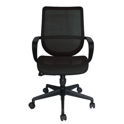 SILLA OFFIHO EVOLUTION OHE - 99negro | Silla Operativa Diseño Ergonómico Oficina Coworking | Altura Ajustable | Base Estrella | Malla | Interior - OHE - 99negro - OFFIHO - NOGAL BEAT - Silla para oficina